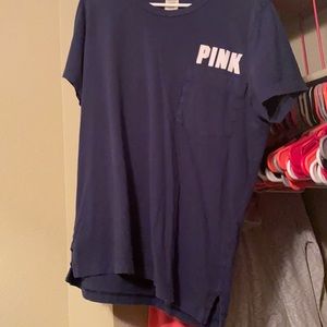 PINK NAVY BLUE TSHIRT